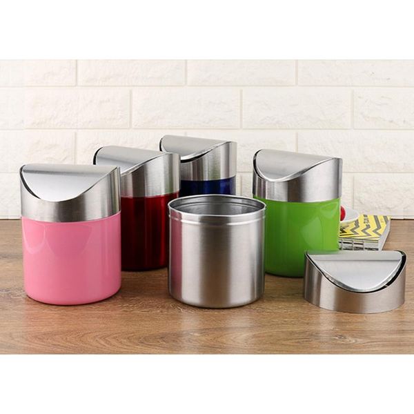 waste bins stainless steel small mini trash with swing lid counterfor desk car office kitchen mjj88
waste bins stainless steel small mini trash with swing lid counterfor desk car office kitchen mjj88