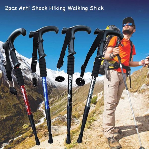 2pcs/lot anti hike walking stick nordic cane aluminum camp outdoor hiking poles crutches trekking
2pcs/lot anti hike walking stick nordic cane aluminum camp outdoor hiking poles crutches trekking