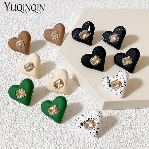 stud trend heart crystal earrings for women girls fashion jewelry korean big earings luxury desinger elegant accessories gifts, Golden;silver
stud trend heart crystal earrings for women girls fashion jewelry korean big earings luxury desinger elegant accessories gifts, Golden;silver