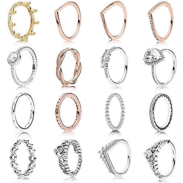 cluster rings kakany 2021 925 sterling silver rose gold heart crown zircon ring mother's day original european female jewelry, Golden;silver
cluster rings kakany 2021 925 sterling silver rose gold heart crown zircon ring mother's day original european female jewelry, Golden;silver