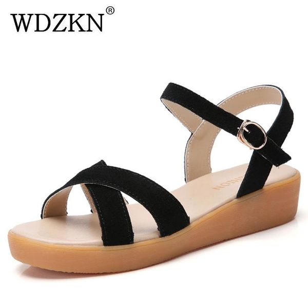 fashion women sandals 2021 quality cow suede peep toe wedges gladiator for summer shoes buckle strap, Black
fashion women sandals 2021 quality cow suede peep toe wedges gladiator for summer shoes buckle strap, Black