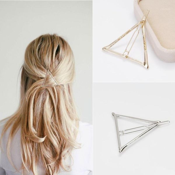 hair clips & barrettes creative women jewelry girl accessories hollow-out triangel simple temperament hairpin clip ea, Golden;silver
hair clips & barrettes creative women jewelry girl accessories hollow-out triangel simple temperament hairpin clip ea, Golden;silver