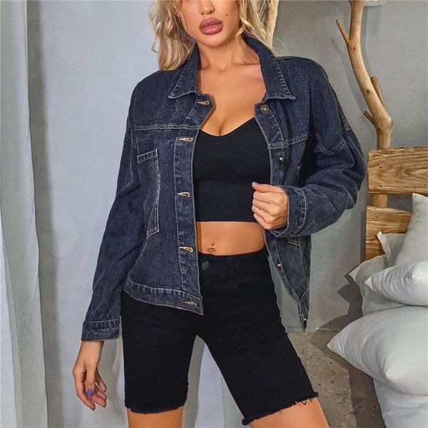 women's jackets women basic coat denim jacket winter for jeans lady loose fit casual style, Black;brown
women's jackets women basic coat denim jacket winter for jeans lady loose fit casual style, Black;brown