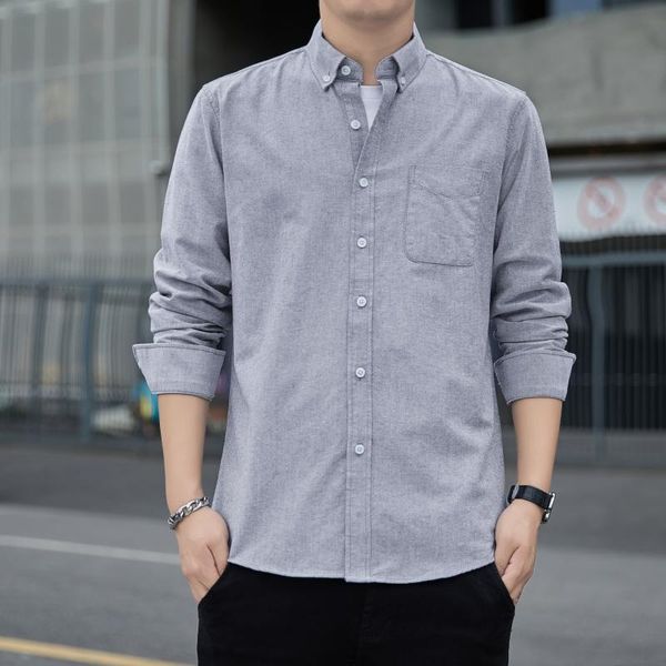 men's dress shirts oversized fashion casual professional solid color shirt office male work business commuter programmer top, White;black
men's dress shirts oversized fashion casual professional solid color shirt office male work business commuter programmer top, White;black