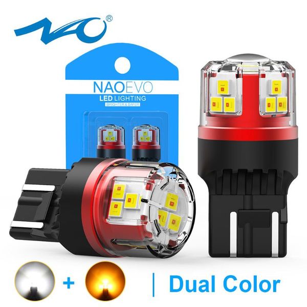 emergency lights nao dual color t20 7443 led car 1157 p21/5w white amber bay15d w21/5w t25 3157 for daytime running light tail turn signal l
emergency lights nao dual color t20 7443 led car 1157 p21/5w white amber bay15d w21/5w t25 3157 for daytime running light tail turn signal l