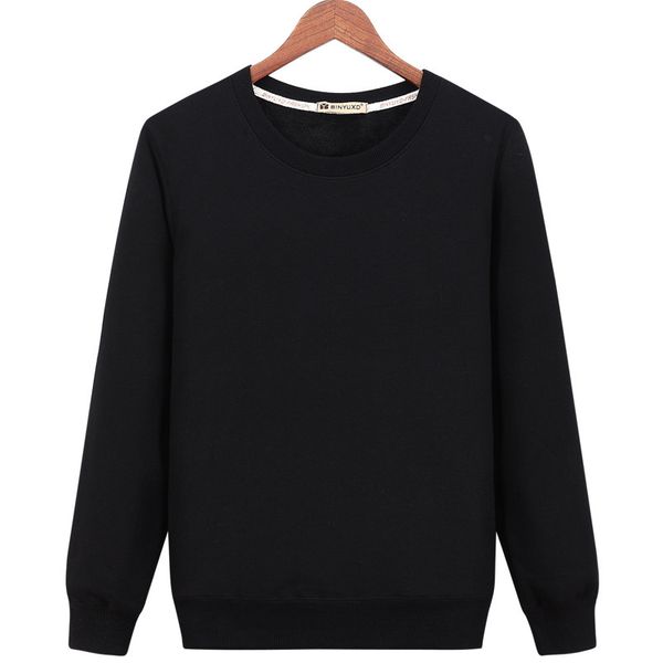 men's hoodies autumn winter pure cotton plush thiened solid color versatile sports jaet with round ne and warm sweater, Black
men's hoodies autumn winter pure cotton plush thiened solid color versatile sports jaet with round ne and warm sweater, Black