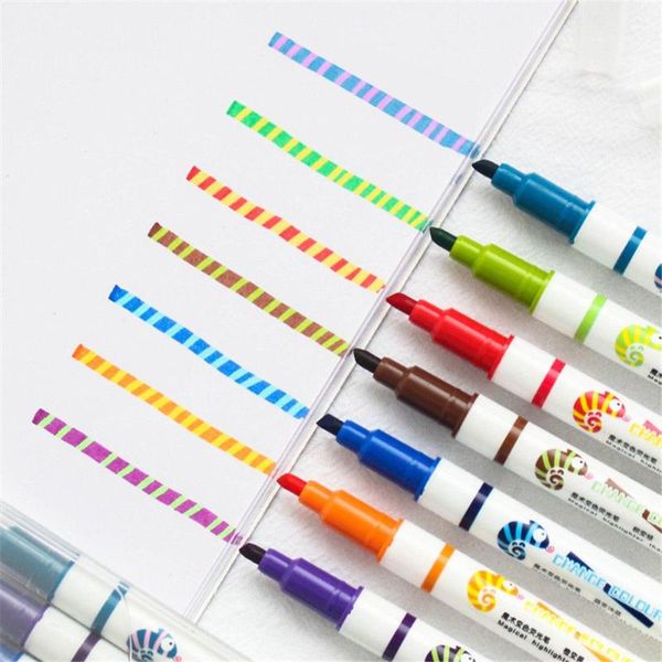 highlighters 7pcs/set can change color highlighter water marker pen children kids drawing discolor school stationery student gift, Black;red
highlighters 7pcs/set can change color highlighter water marker pen children kids drawing discolor school stationery student gift, Black;red