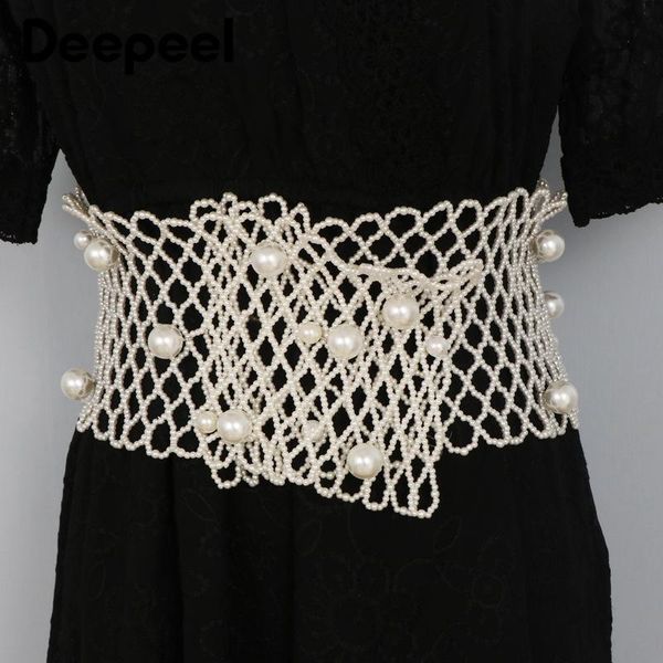 belts deepeel 1pc 68-88cm hollow pearl woven wide belt cummerbunds luxury fashion decoration female waist corset women's waistband, Black;brown
belts deepeel 1pc 68-88cm hollow pearl woven wide belt cummerbunds luxury fashion decoration female waist corset women's waistband, Black;brown