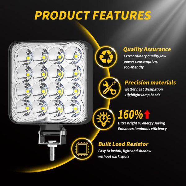 work light square super bright daylight white for car motorcycle trucks accessories drop working led
work light square super bright daylight white for car motorcycle trucks accessories drop working led