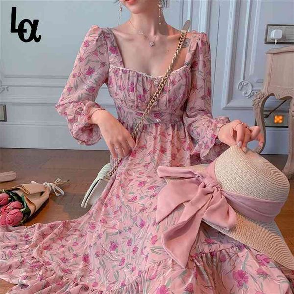 pink elegant floral dress women autumn print chiffon party midi female casual korean spring women's clothing 210519, Black;gray
pink elegant floral dress women autumn print chiffon party midi female casual korean spring women's clothing 210519, Black;gray