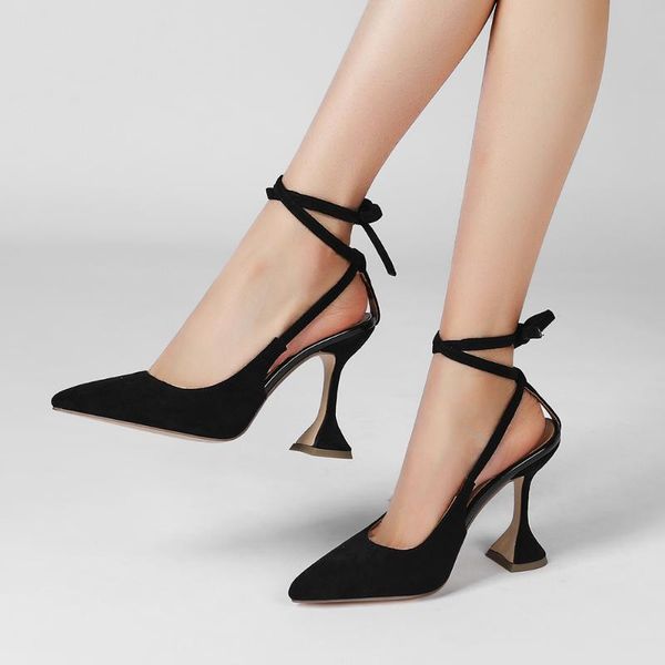pointed toe gladiator high heels lady strap bride wedding shoes fashion wine glassback heeled female summer cm pumps dress, Black
pointed toe gladiator high heels lady strap bride wedding shoes fashion wine glassback heeled female summer cm pumps dress, Black