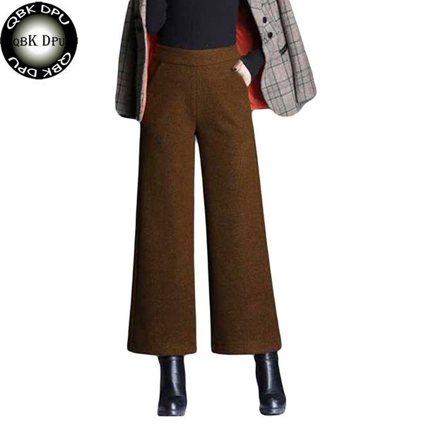 women's pants & capris korean style high waist wide leg women quality wool blend loose and ladies office autumn winter casual trousers, Black;white
women's pants & capris korean style high waist wide leg women quality wool blend loose and ladies office autumn winter casual trousers, Black;white