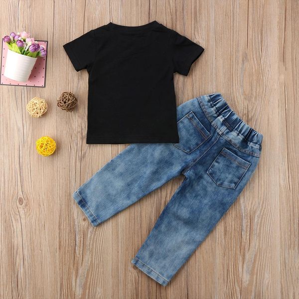 newborn toddler kids baby boys clothes cool t shirt tee denim hole pants outfits set, White
newborn toddler kids baby boys clothes cool t shirt tee denim hole pants outfits set, White