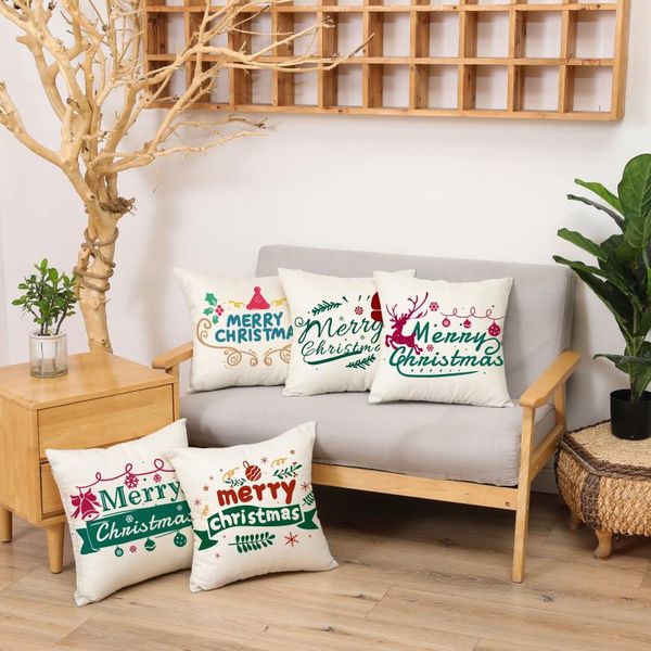 cushion/decorative pillow christmas art font series cushion cover living room sofa decorative 45x45cm linen / cotton
cushion/decorative pillow christmas art font series cushion cover living room sofa decorative 45x45cm linen / cotton