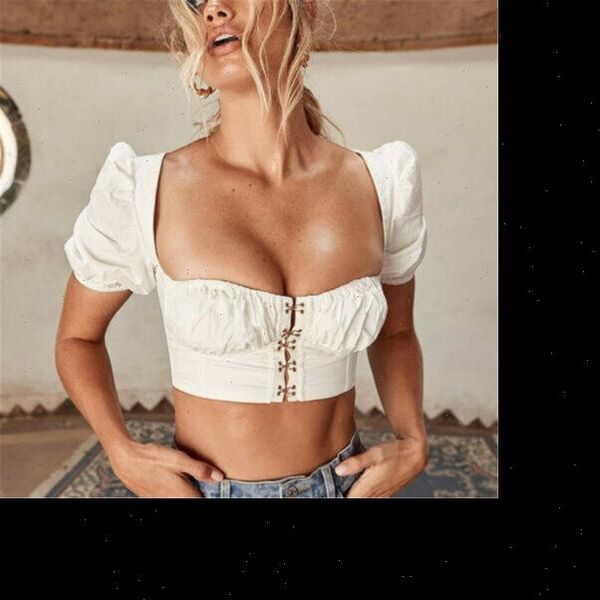 women womens cami square neck crop summer casual short tank woman clothes ladies sleeve vest camis, White
women womens cami square neck crop summer casual short tank woman clothes ladies sleeve vest camis, White