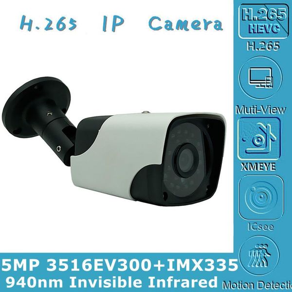 940nm invisible light 3516ev300+sony imx335 5mp ip metal outdoor camera 2592*1944 h.265 irc cms xmeye p2p rtsp onvif ip66 cameras
940nm invisible light 3516ev300+sony imx335 5mp ip metal outdoor camera 2592*1944 h.265 irc cms xmeye p2p rtsp onvif ip66 cameras
