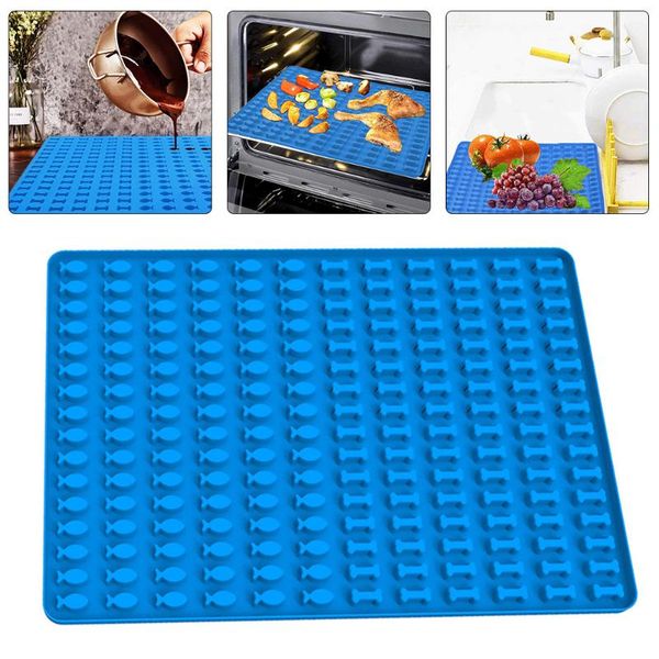 baking moulds placemat mold mat cake tools bone small fish shape 2 in 1 gummy heat resistant non-stick for pet multicolor
baking moulds placemat mold mat cake tools bone small fish shape 2 in 1 gummy heat resistant non-stick for pet multicolor
