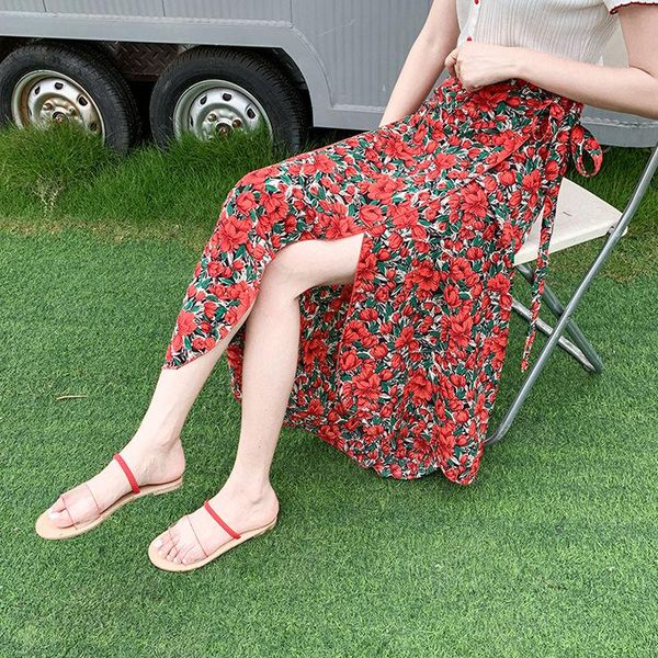skirts 2021 spring summer woman fashion high waist long skirt female knotted tied wrap floral print chiffon a line split y147, Black
skirts 2021 spring summer woman fashion high waist long skirt female knotted tied wrap floral print chiffon a line split y147, Black