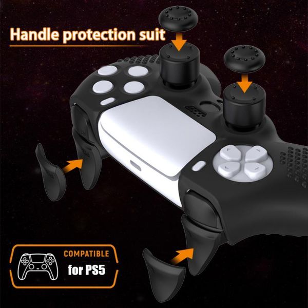 game controllers & joysticks for ps5 handle silicone protective cover one-piece molding rocker cap trigger button dust-proof shell with grai
game controllers & joysticks for ps5 handle silicone protective cover one-piece molding rocker cap trigger button dust-proof shell with grai