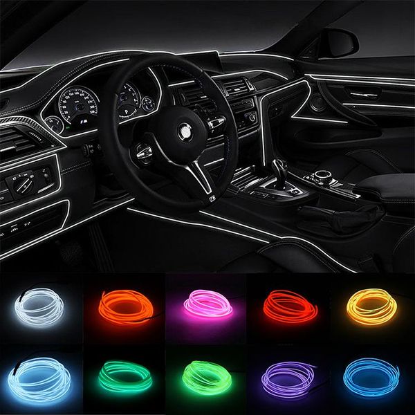 parts cross border selling car 3m led cold light atmosphere strip clamp el wire source
parts cross border selling car 3m led cold light atmosphere strip clamp el wire source