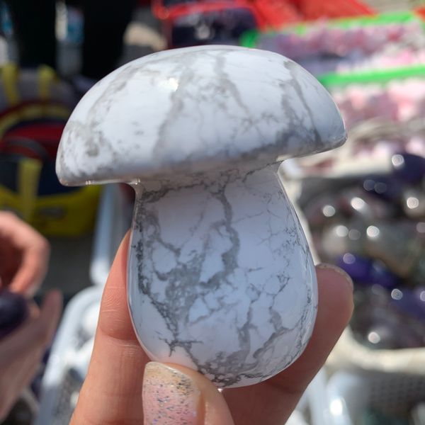 natural white turquoise carved small mushrooms, colorful turquoise, exquisite crafts, collection of precious stones., Black
natural white turquoise carved small mushrooms, colorful turquoise, exquisite crafts, collection of precious stones., Black