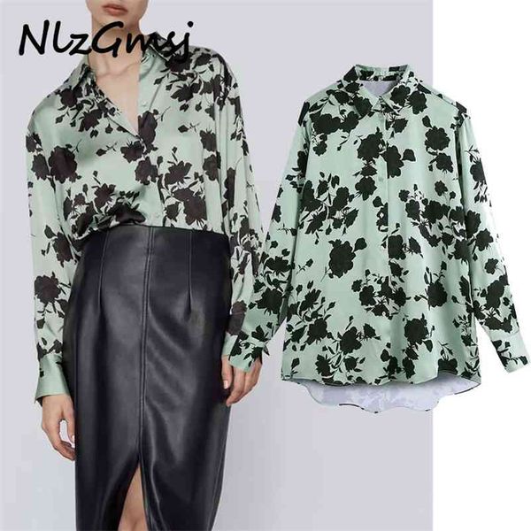 blouse women vinatge loose green printed blouses spring ladies soft flower pattern shirts female elegant 210628, White
blouse women vinatge loose green printed blouses spring ladies soft flower pattern shirts female elegant 210628, White