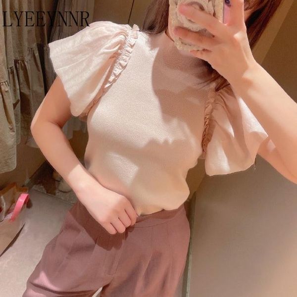 women's t-shirt lyeeynnr 2021 summer t shirt graphic tees women ruffle patchwork arrival unicolor tshirts female korean style ladies, White
women's t-shirt lyeeynnr 2021 summer t shirt graphic tees women ruffle patchwork arrival unicolor tshirts female korean style ladies, White