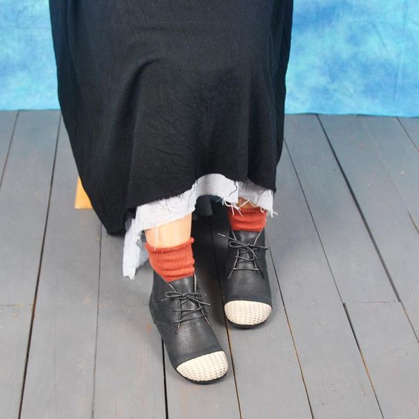 boots ms short retro black with low round head flat tube female foreign trade leather
boots ms short retro black with low round head flat tube female foreign trade leather