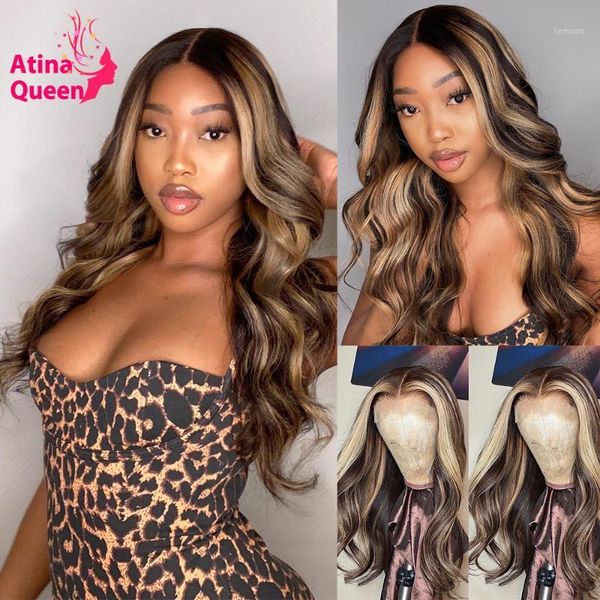 colored highlight honey blonde lace front wigs ombre 1b 27 human hair deep part body wave hd transparent frontal remy1, Black;brown
colored highlight honey blonde lace front wigs ombre 1b 27 human hair deep part body wave hd transparent frontal remy1, Black;brown