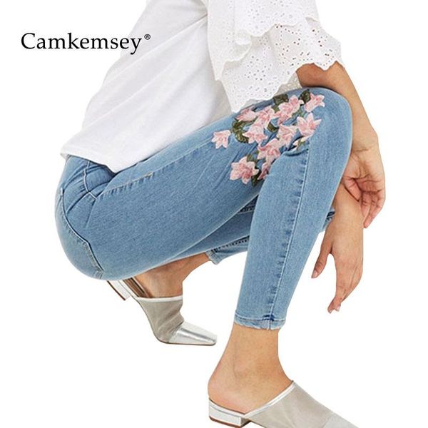 camkemsey floral embroidery stretch high waist jeans woman bodycon skinny women denim pants capris female trousers women's, Blue
camkemsey floral embroidery stretch high waist jeans woman bodycon skinny women denim pants capris female trousers women's, Blue