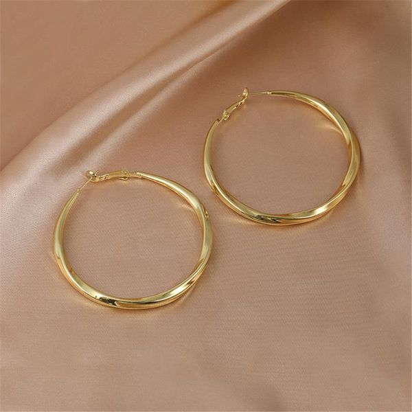 women fashion metal large circle earring contracted temperament punk ptyle geometric earrings adorn article hoop & huggie, Golden;silver
women fashion metal large circle earring contracted temperament punk ptyle geometric earrings adorn article hoop & huggie, Golden;silver