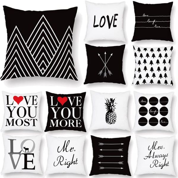 cushion/decorative pillow modern geometric cushion cover love black and white nordic deer bear decor case polyester sofa pillowcase 45x45cm
cushion/decorative pillow modern geometric cushion cover love black and white nordic deer bear decor case polyester sofa pillowcase 45x45cm