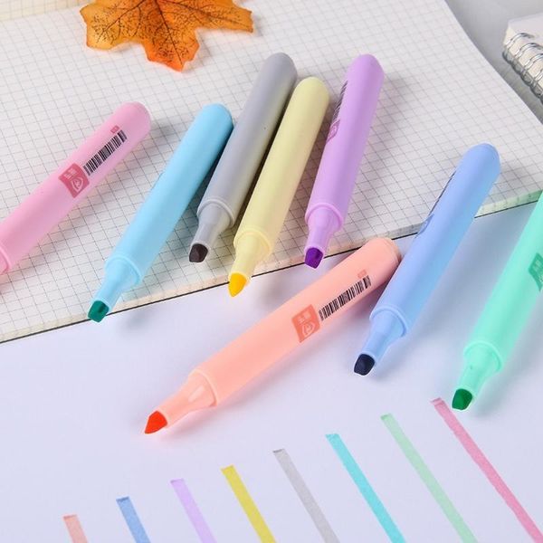 highlighters 8pcs/set candy color macaron series creative fluorescent pen highlighter pencil drawing marker school office stationery, Black;red
highlighters 8pcs/set candy color macaron series creative fluorescent pen highlighter pencil drawing marker school office stationery, Black;red