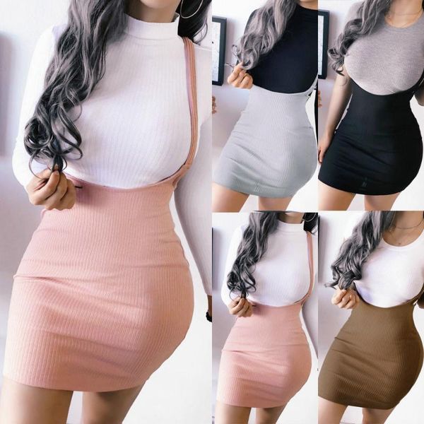 skirts fashion women's bodycon shoulder straps high waist overall skirt suspender, Black
skirts fashion women's bodycon shoulder straps high waist overall skirt suspender, Black