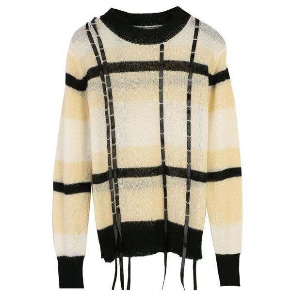 women's sweaters women early autumn round neck striped sweater female red beige color pullovers knit top, White;black
women's sweaters women early autumn round neck striped sweater female red beige color pullovers knit top, White;black