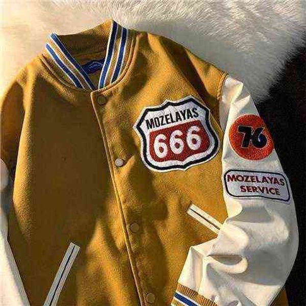 2021 jacket y2k autumn and winter new woolen fried street baseball uniform women's wild couple lovers suit on the tide, Black;brown
2021 jacket y2k autumn and winter new woolen fried street baseball uniform women's wild couple lovers suit on the tide, Black;brown