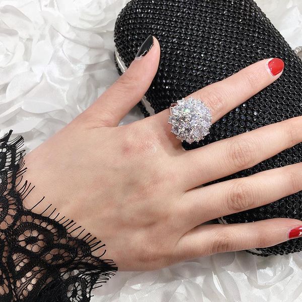 cluster rings luxury retro silver for women fashion classic female crystal ring jewelry charming ladies dancing party girls gift, Golden;silver
cluster rings luxury retro silver for women fashion classic female crystal ring jewelry charming ladies dancing party girls gift, Golden;silver