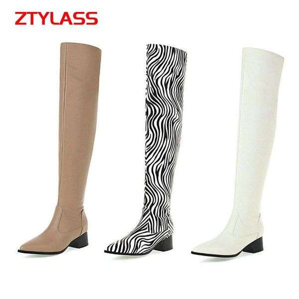 boots 2021 autumn winter women comfort low heel over the knee ladies zipper pointed toe striped long black
boots 2021 autumn winter women comfort low heel over the knee ladies zipper pointed toe striped long black