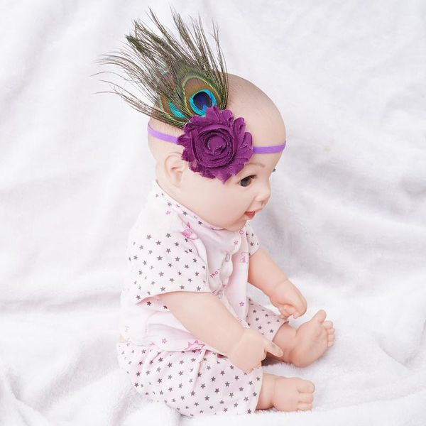 born baby headband kawaii feather hair hoop shower po shoot peacock flower head toddler girls accessories, Slivery;white
born baby headband kawaii feather hair hoop shower po shoot peacock flower head toddler girls accessories, Slivery;white