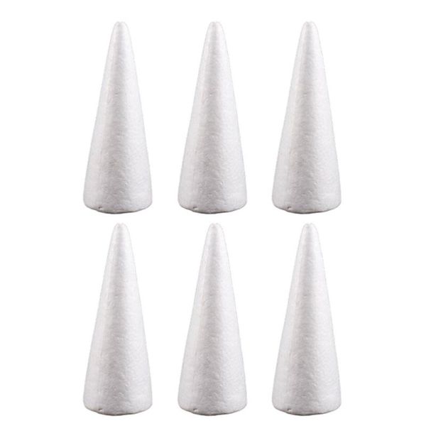 6pcs 24cm white diy cone children craft accessories for home christmas party decoration
6pcs 24cm white diy cone children craft accessories for home christmas party decoration
