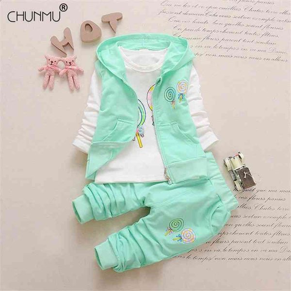 born baby clothes flower girls set children autumn long sleeve coat t-shirt pants 3pcs toddlers 210508, White
born baby clothes flower girls set children autumn long sleeve coat t-shirt pants 3pcs toddlers 210508, White