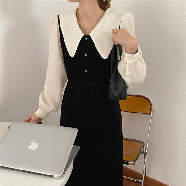 casual dresses spring dress girls boho solid female vintage party oversize long sleeve women robe vestido plus size, Black;gray
casual dresses spring dress girls boho solid female vintage party oversize long sleeve women robe vestido plus size, Black;gray
