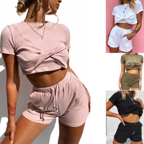 women's tracksuits two piece set women summer clothes o-neck short sleeve crop and shorts lounge wear tracksuit female casual, Gray
women's tracksuits two piece set women summer clothes o-neck short sleeve crop and shorts lounge wear tracksuit female casual, Gray