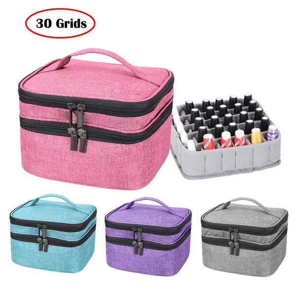 30grids double-layer nail polish storage bag perfume essential oil case cosmetic lip stick travel portable holder handle bags
30grids double-layer nail polish storage bag perfume essential oil case cosmetic lip stick travel portable holder handle bags