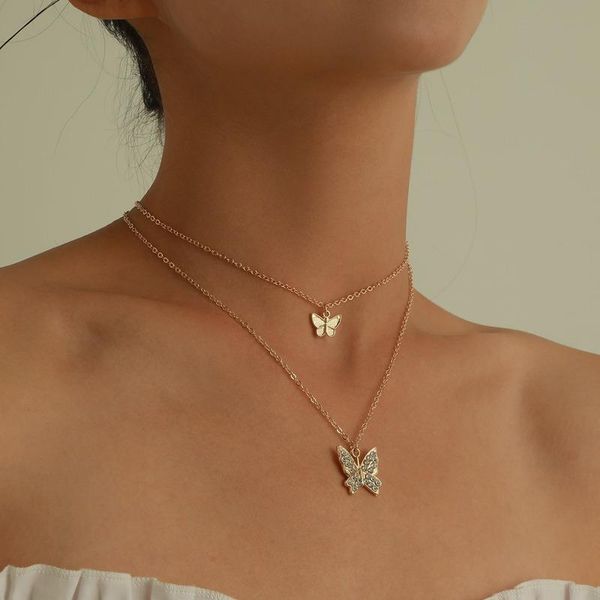 chains multilayer necklace woman butterfly necklaces women elegant fashion ladies wedding jewelry girls gold color trendy alloy collier, Silver
chains multilayer necklace woman butterfly necklaces women elegant fashion ladies wedding jewelry girls gold color trendy alloy collier, Silver
