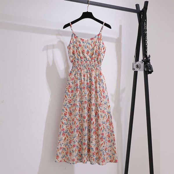 summer floral print female midi dresses elegant spaghetti strap high waist women's girls 210529, Black;gray
summer floral print female midi dresses elegant spaghetti strap high waist women's girls 210529, Black;gray