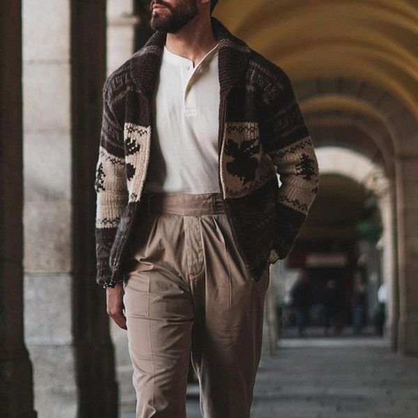 men's sweaters 2021 autumn winter men casual sweater fashion zipper long sleeve lapel western style knitting cardigan mens jacket, White;black
men's sweaters 2021 autumn winter men casual sweater fashion zipper long sleeve lapel western style knitting cardigan mens jacket, White;black