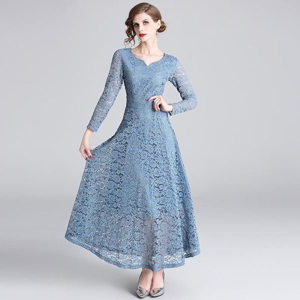 casual dresses england style slim temperament hollow out big swing lace summer dress fashion elegant a-line long sleeve retro ladies party, Black;gray
casual dresses england style slim temperament hollow out big swing lace summer dress fashion elegant a-line long sleeve retro ladies party, Black;gray