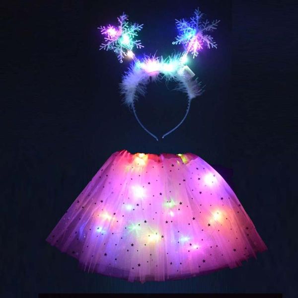 party decoration neon led clothes feather snowflak hair hoop headband with light wire tutu skirt glow christmas year
party decoration neon led clothes feather snowflak hair hoop headband with light wire tutu skirt glow christmas year