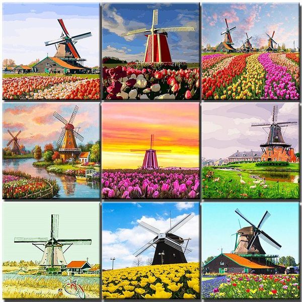 paintings diy painting by numbers kit landscape dutch windmills wall art picture set coloring for home decor gift
paintings diy painting by numbers kit landscape dutch windmills wall art picture set coloring for home decor gift